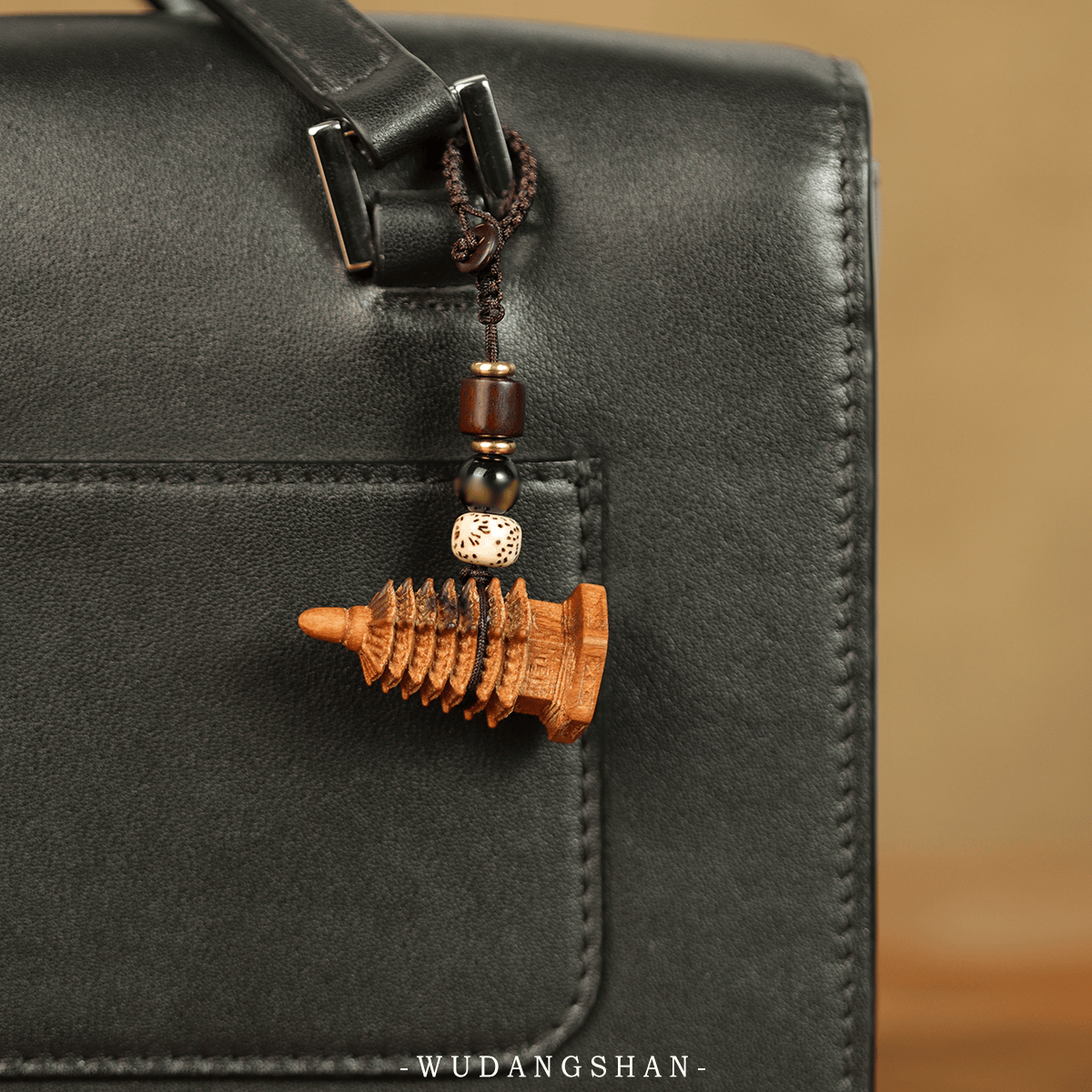 武当山雷击枣木文昌塔挂件 包挂车挂智慧挂饰 国风文玩随身挂吉祥饰品 枣木文昌塔智慧挂饰