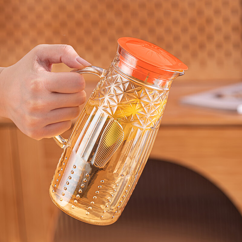 乐唯诗(LOVWISH)年年有鱼玻璃水杯创意锦鲤玻璃杯叠叠杯茶水杯酒杯四件套装可堆叠 锦鲤叠叠杯套装【琥珀】5件套