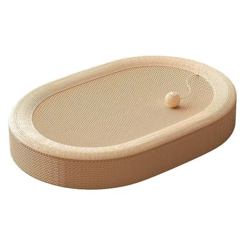 BEYZK猫抓板猫窝二合一不掉屑耐磨凉席垫 剑麻(深陷跑道)60CM 关注店铺，优先发货