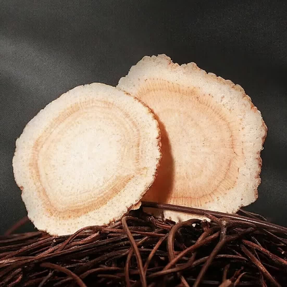 老吕头【销量过万】长白山人参西洋参片人参礼盒罐装开袋即食送礼 6-8mm 50g*2瓶 赠2袋枸杞