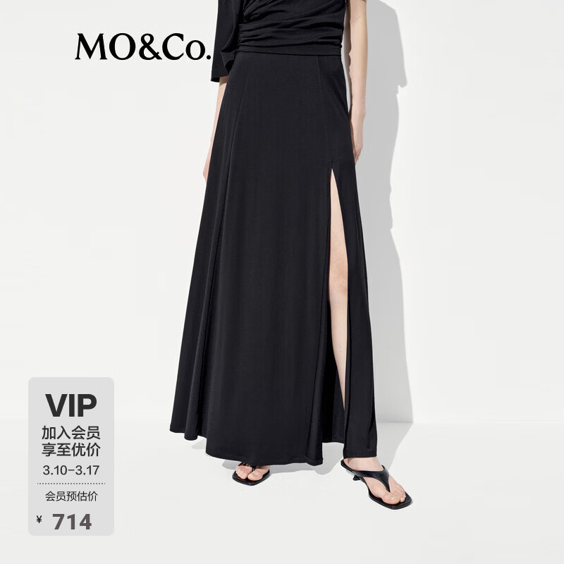 MO&Co.����ȹ�ĺ�Ī�����ɽ�������洹��ȹ��MBE2SKTK09 ��ɫ M 828Ԫ