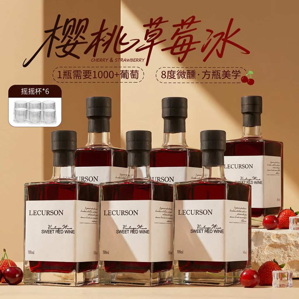 ¶�̡�ӣ��ݮ���㡿���պ��Ů��������Ѿ�΢������ԭ�ƽ������� �������6֧װ��500ml*6��