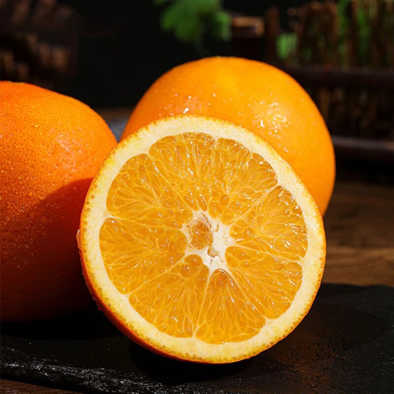 诗橙诗意重庆奉节脐橙应季水果橙子现摘先发产地直发坏果包赔生鲜水果 脐橙净重5斤（单果100g+)