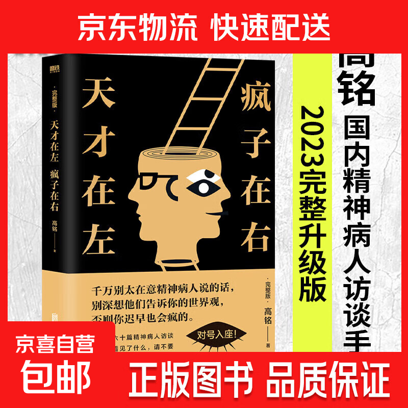 现货速发 天才在左疯子在右 纪念版新版 天才在左 高铭