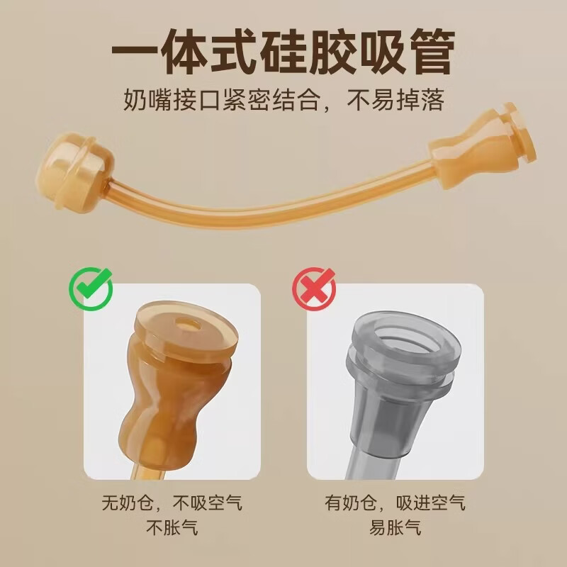 HAIRMAX适配世喜奶嘴直饮吸嘴盖吸管奶瓶300ml手柄鸭嘴重力球吸通用配件 【套装】大十字奶嘴+重力球（18个月以上） 适配世喜300ml奶瓶配件