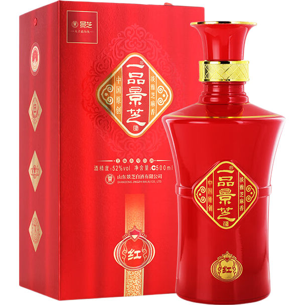 ��֥֥�����͸߶˰׾� ɽ������ 52�� 500mL 1ƿ �쵭�ŵ�֧װ 85.36Ԫ