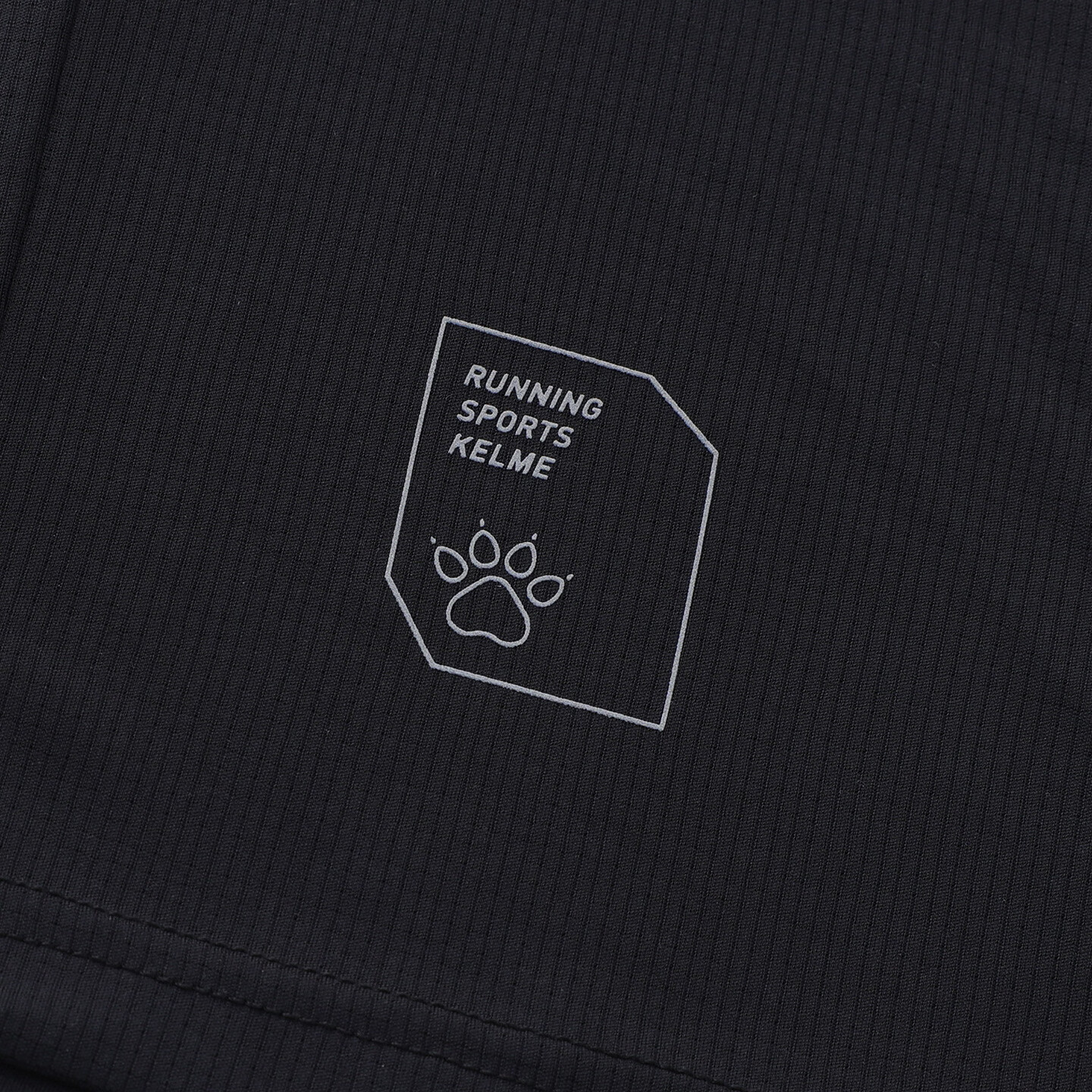 卡尔美（KELME）跑步T恤男2026夏季新品圆领健身训练抗菌速干短袖 玛瑙黑 L