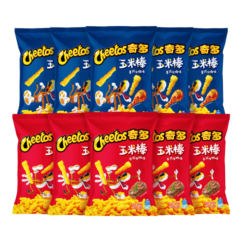 ��� Cheetos ���װ� ��ζ50g*5��+ţ��ζ50g*5�� ����ʳƷ ���� 19.9Ԫ
