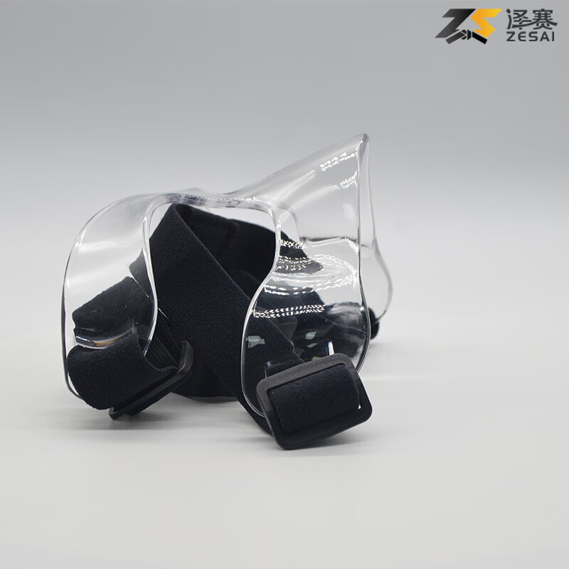 泽赛高透篮球面具护鼻防护面罩日常训练足球篮球运动保护装备半框款式 运动防护面具成人青少年通用透明款篮球护脸面具 篮球防护面罩护鼻脸防撞面具头部保护罩透明色篮球运动 京东折扣/优惠券