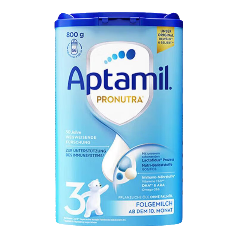 Aptamil�¹���������ֹ�Ӥ���䷽�̷� �¹������������3��800g*1�� 114Ԫ