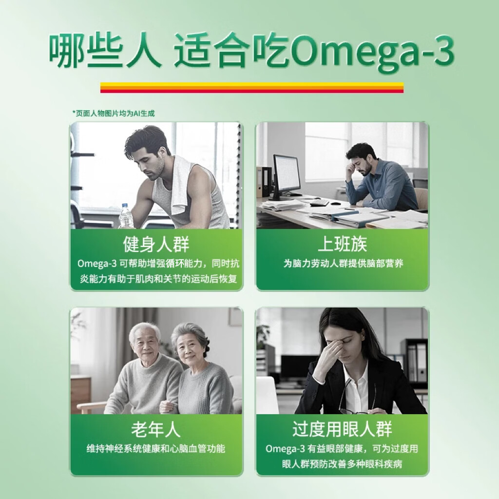 健美生（Jamieson）高浓度鱼油胶囊900mg/粒 75粒/瓶高含量DHA呵护心脑眼海外进口 【周期装】高浓度鱼油 75粒*2瓶