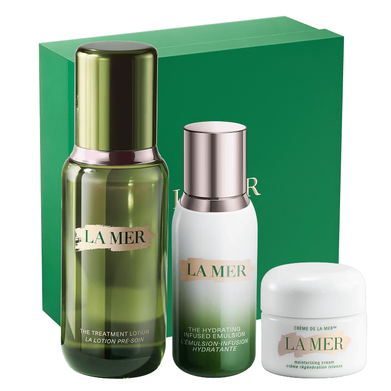 海蓝之谜（LA MER）分时修护套装(精萃水+精萃乳+面霜)护肤品化妆品礼盒生日礼物女