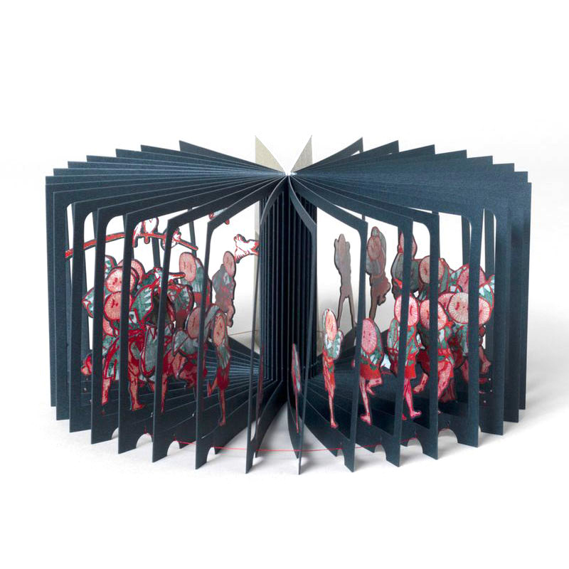 【现货】360度图书 葛饰北斋麻雀舞 360°BOOK葛饰北斎雀踊り书籍进口原版
