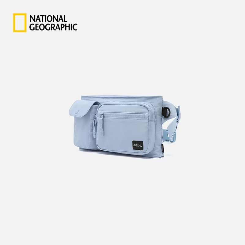 国家地理（National Geographic）2026新品男女同款户外通勤阿德利系列单肩包斜挎包背包 蓝色BLUE 000