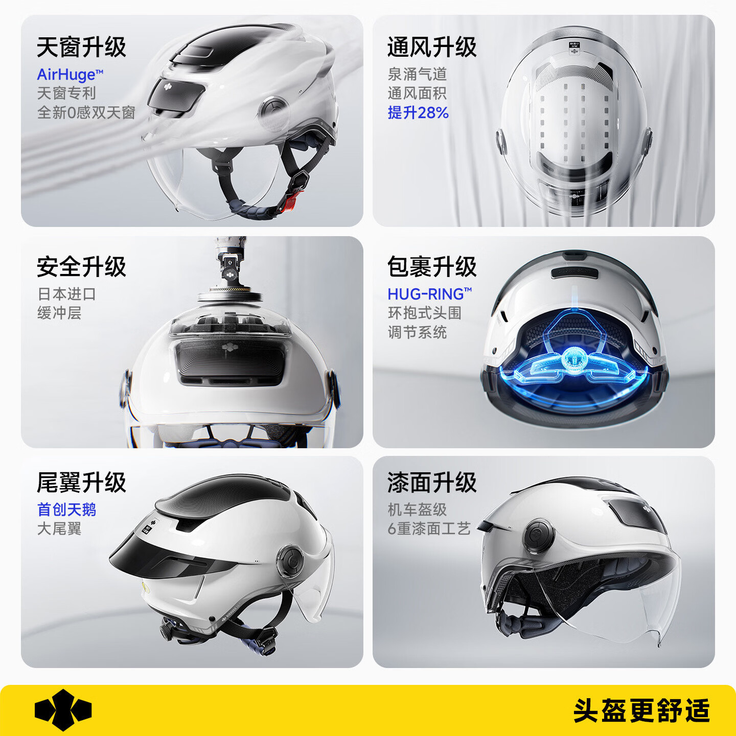 TWOBEE两只小蜜蜂3C认证电动摩托车头盔男女夏季防晒半盔2026新款天窗3.0 3.0南瓜橙【变色长镜】赠头盔锁+原装内衬+尾灯 均码