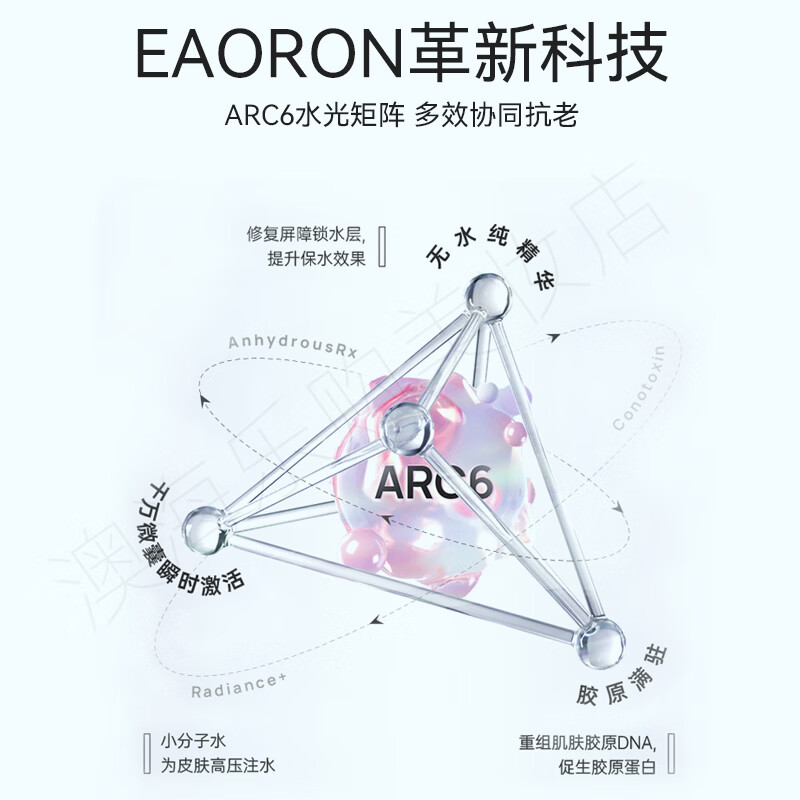 澳容(EAORON)澳洲进口润泽水光乳液120ml 深层补水保湿滋润提亮肤色舒缓护肤品 新版水光4件套(洁面+水+乳液+水光霜)