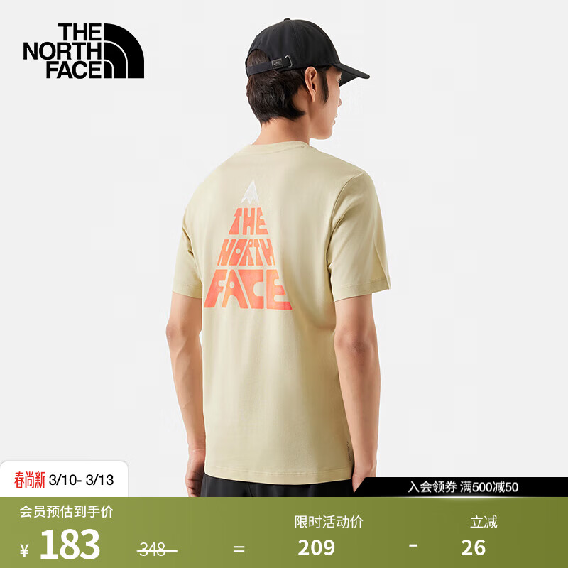 ���棨The North Face���ٸ�T���ж�������������ĸ������ʪ����͸����Լ�����¿�|88GU 3X4/��ʯɳ L/175 183.92Ԫ