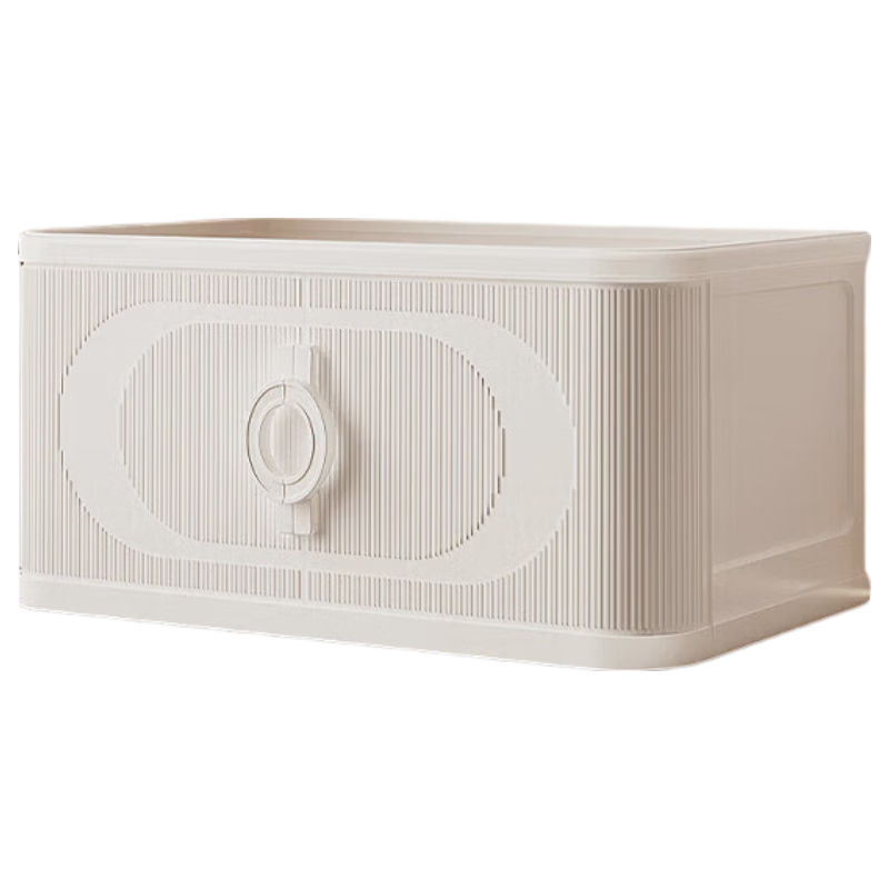 其他收纳柜零食置物架置物柜家用多层移动收纳架客厅折叠储物柜 收纳柜【透色-3层】 70面宽