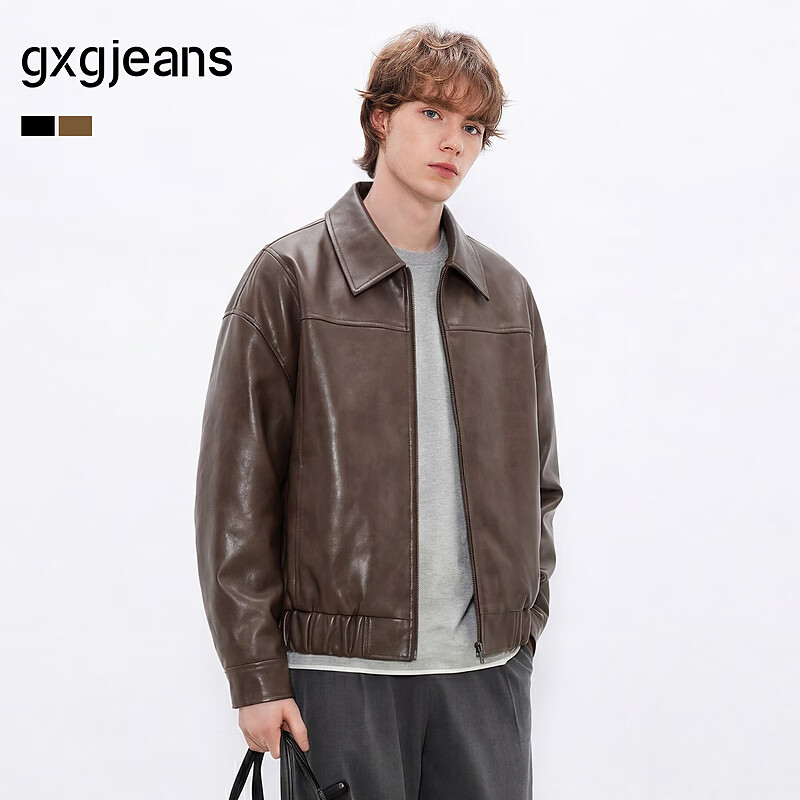 gxgjeans��װ25����Ʒ����PUƤ����ʽ�п˷���Ա����#J25D211011 ��ɫ L 206.31Ԫ