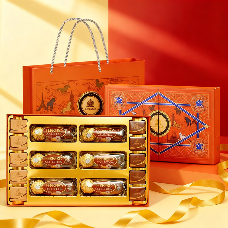 费列罗 臻品巧克力礼盒260g plus付 109.3元 费列罗 歌帝梵 - 线报酷