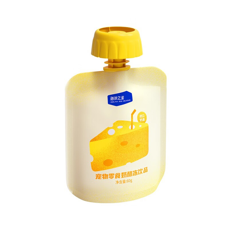 海洋之星宠物零食猫咪狗狗奶酪冻饮品 成犬幼犬成猫幼猫通用 奶酪冻