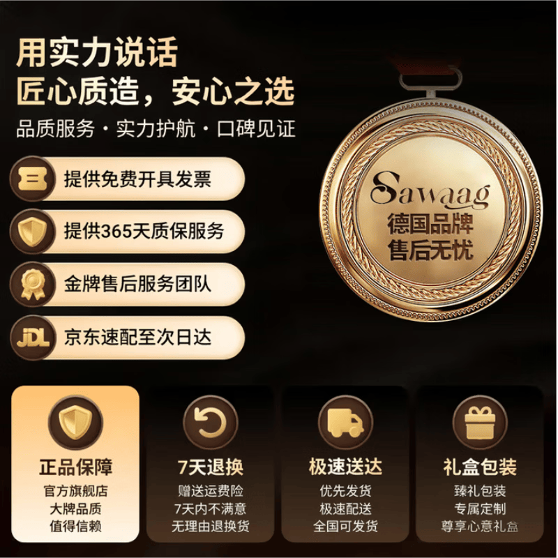 飒望【全网热销100W+】德国剃须刀电动男士2026新款便携款刮胡刀情人节新年生日礼物送男友父亲爸爸 【月光银 节日礼盒】 双环刀网 顺滑高效 不留胡茬 智能LED数显 超长续航