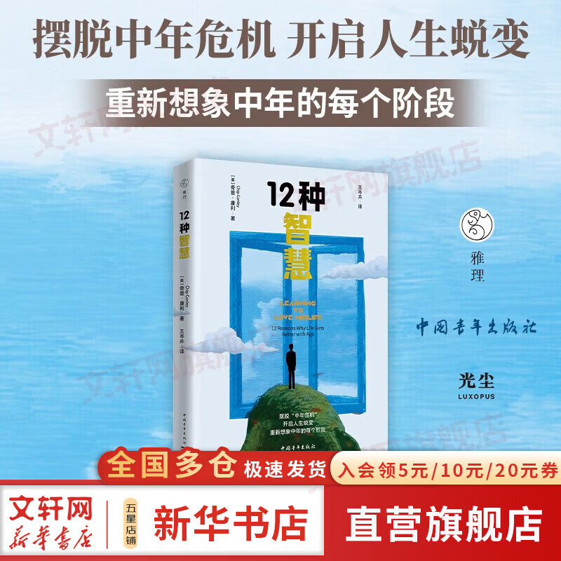 【正版包邮】12种智慧 樊登推荐 摆脱中年危机 重新想象中年的每个阶段 掌握人生主动权 12种智慧 5维认知重塑 奇普·康利 著 中国青年出版社 新华书店旗舰店励志与成功图书书籍 图书