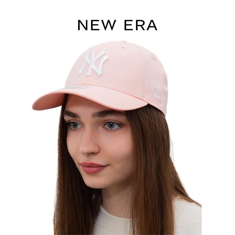 NEW ERA纽亦华 送女朋友硬顶弯檐遮阳棒球帽  80489299粉色NY  均码 OSFA