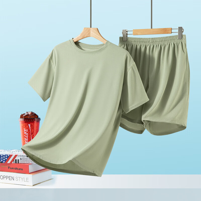 有只绵冰丝华夫格情侣睡衣夏季薄款居家短袖短裤宽松男女家居服套装 深灰色 M (男100-115斤/女90-105斤)