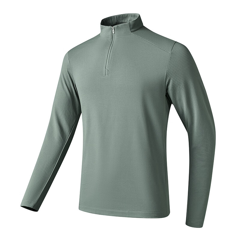 凡客诚品（VANCL）凡客长袖T恤男士2026新款潮流休闲 微醺绿 M