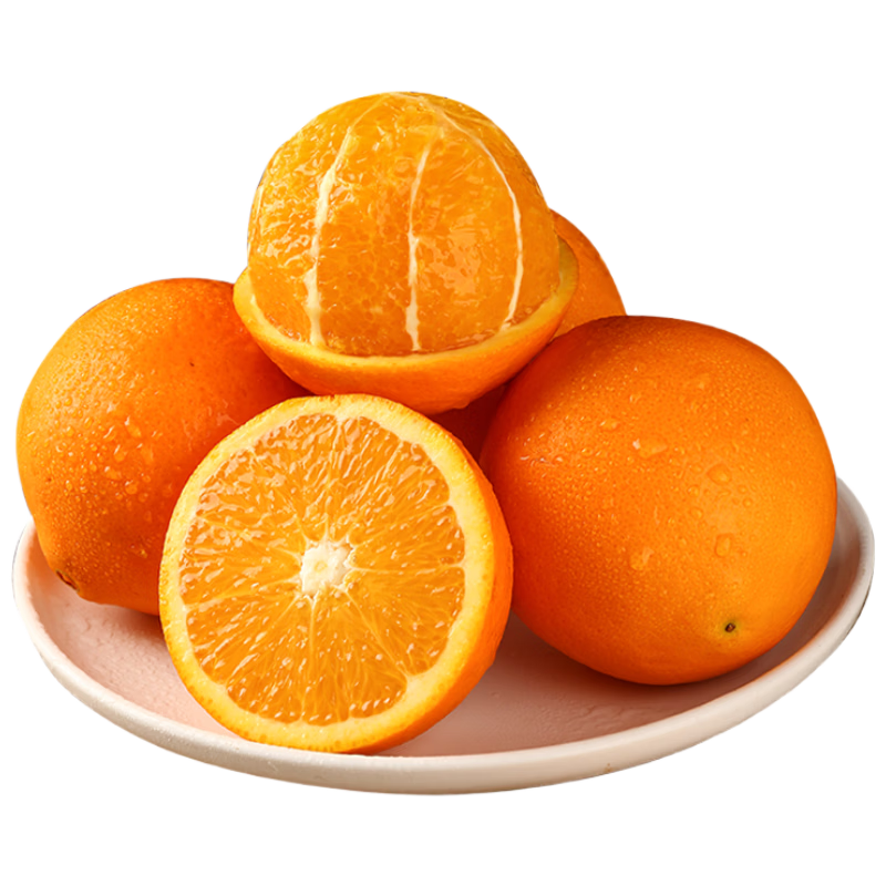 京觅正宗秭归伦晚脐橙 净重7斤单果150g+ 当季新鲜无籽甜橙源头直发