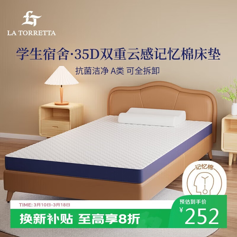La Torrettaѧ�����ᵥ�˴��� �־����ص�35D�����޺����� 90*190*5cm 252Ԫ