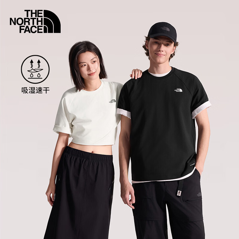 北面T恤男户外时尚透气休闲棉半袖短袖 8GX4 JK3 XL