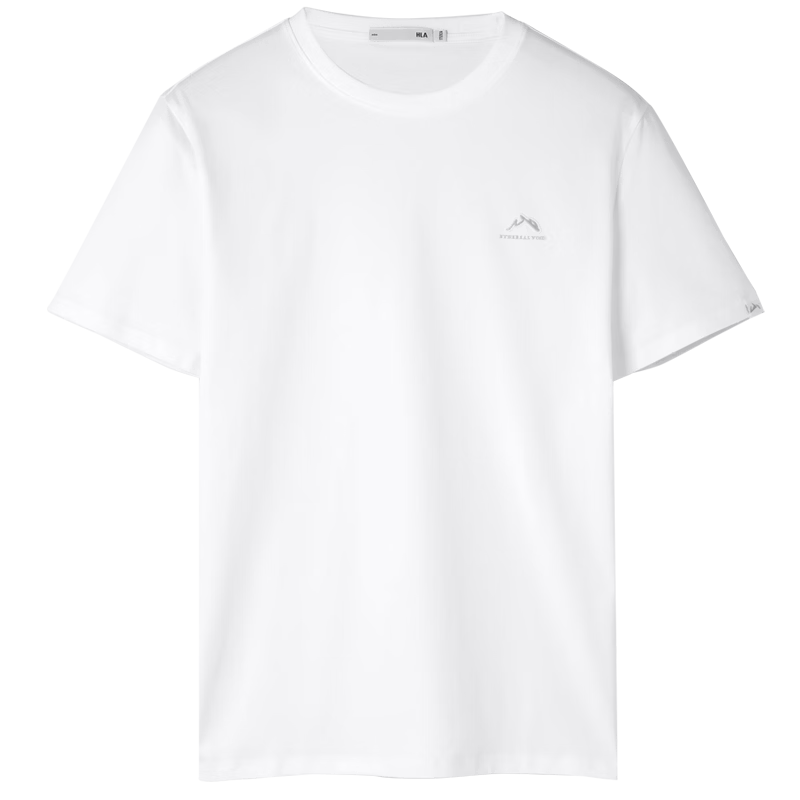 海澜之家（HLA）短袖T恤25新吸湿速干凉感大码短袖男夏季HNTBW2J223A 漂白GG XL 180/96A 推荐151~164斤