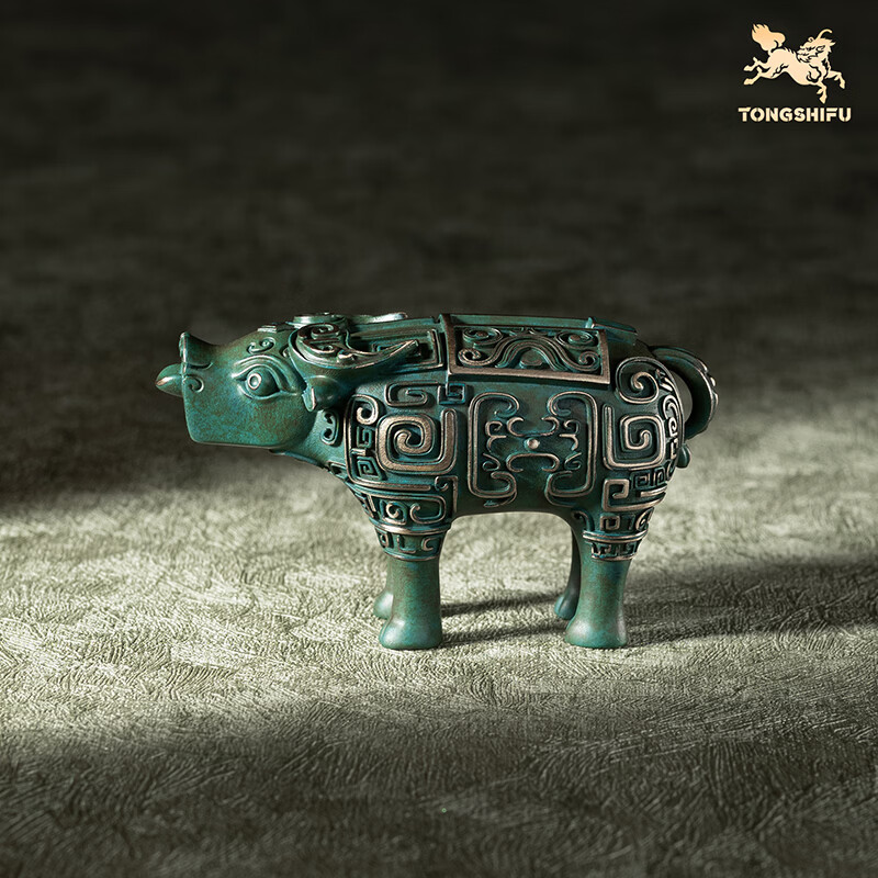 铜师傅陕西历史博物馆系列《牛尊铜摆件》青铜摆件