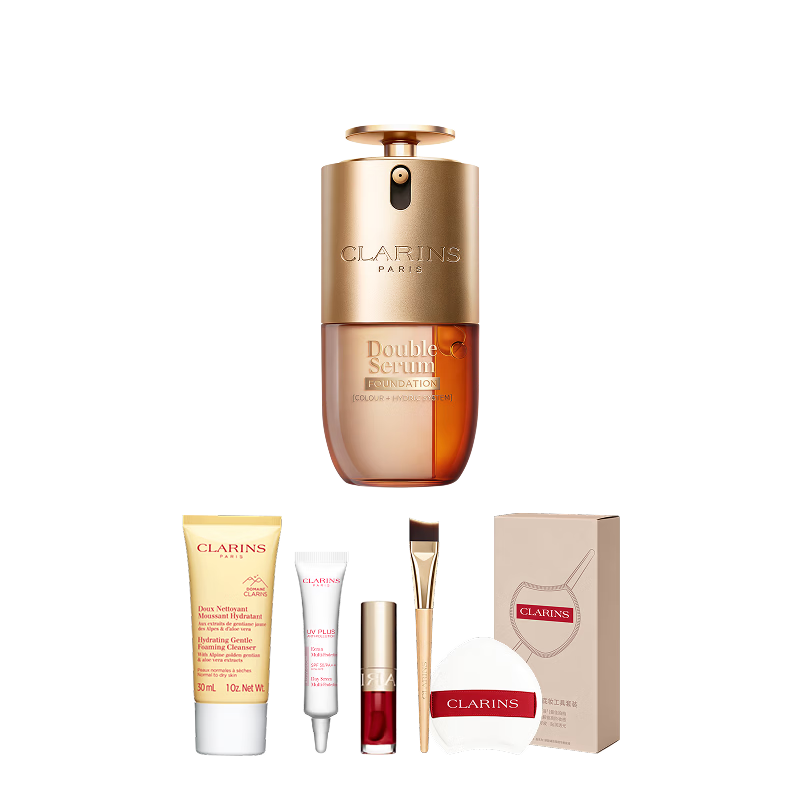 娇韵诗【全新上市】双萃粉底液30ml L3N透亮服帖滋养彩妆生日礼物