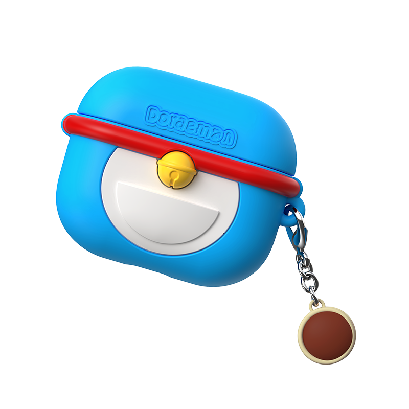 ROCK【哆啦a夢(mèng)】耳機(jī)套適用于蘋果耳機(jī)airpods4保護(hù)套4代無線藍(lán)牙耳機(jī)防塵防摔硅膠套 【百寶袋】正版授權(quán) | 貼合不松垮 AirPods 4代