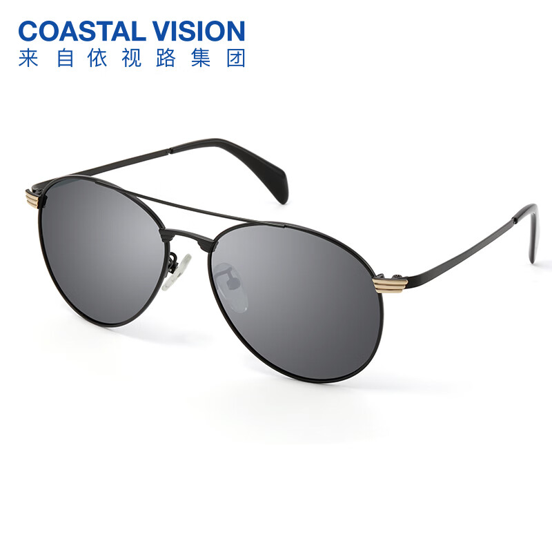 镜宴（COASTAL VISION）镜宴新款太阳镜酷感时尚男女户外偏光墨镜7206 太阳镜3202C5