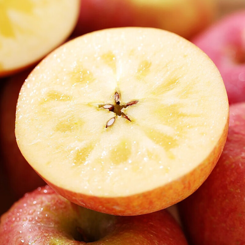 正宗新疆红富士苹果新鲜应季脆甜多汁生鲜水果整箱礼盒 整箱10斤 单果75-80mm净重8.5斤