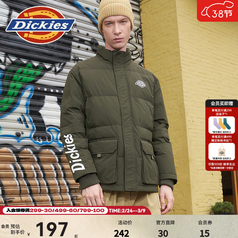 Dickies���޷� ��������ĸӡ����ڴ����޷���ʿ����9550 ����ɫ �����ɰ��ͣ� L 157Ԫ