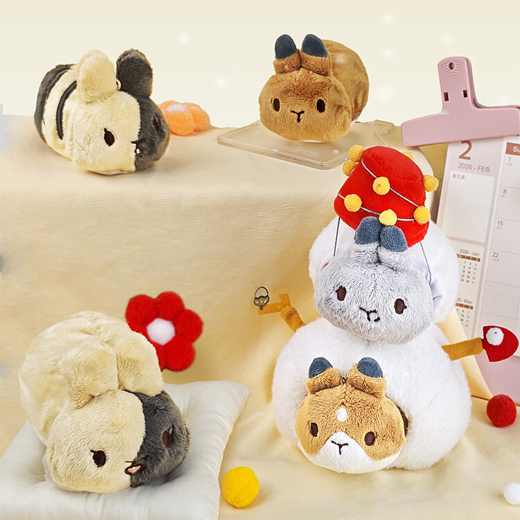 屈臣氏提摩西小队-毛绒趴趴挂件 屎蛋款