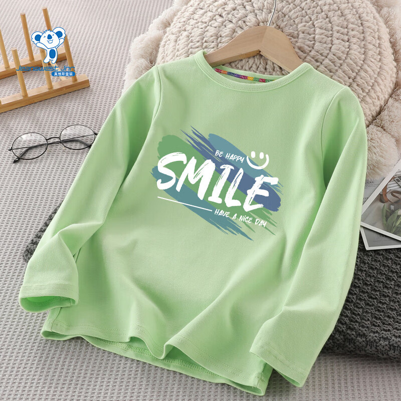 真维斯 男女童纯棉长袖T恤 任选3件39.7元 才13.2/件 - 折送网