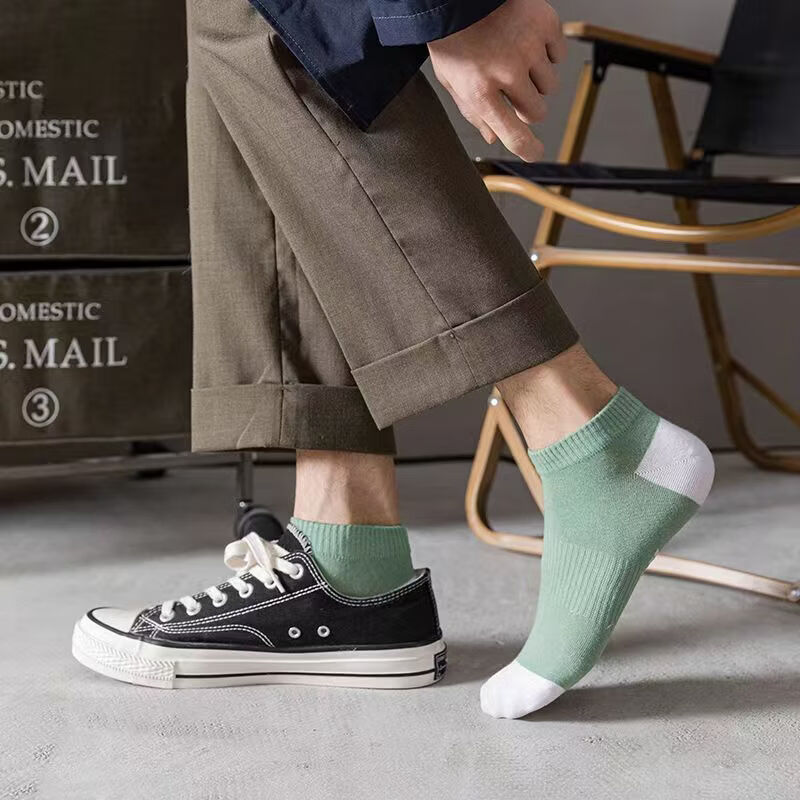 雅鹿袜子男士短袜夏季薄款低帮运动袜子防臭吸汗透气学生船袜百搭潮袜 潮流运动船袜【20双】 均码 雅鹿 10A抑菌/高弹透气/抗起球