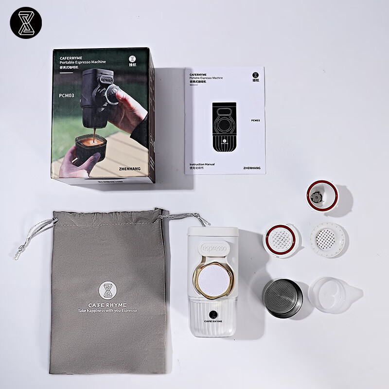 臻航随心萃手压意式浓缩咖啡机便携式手动胶囊机户外露营旅行小型 随心萃咖啡机经典黑(带收纳袋)(胶囊+咖啡粉版)