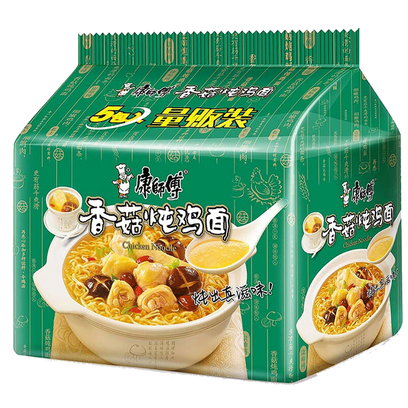 ��ʦ�� �㹽�����淽������������ʳʳƷ�������ἴʳ������ ��ˬ�� ����ţ����82g*5�� 7.9Ԫ