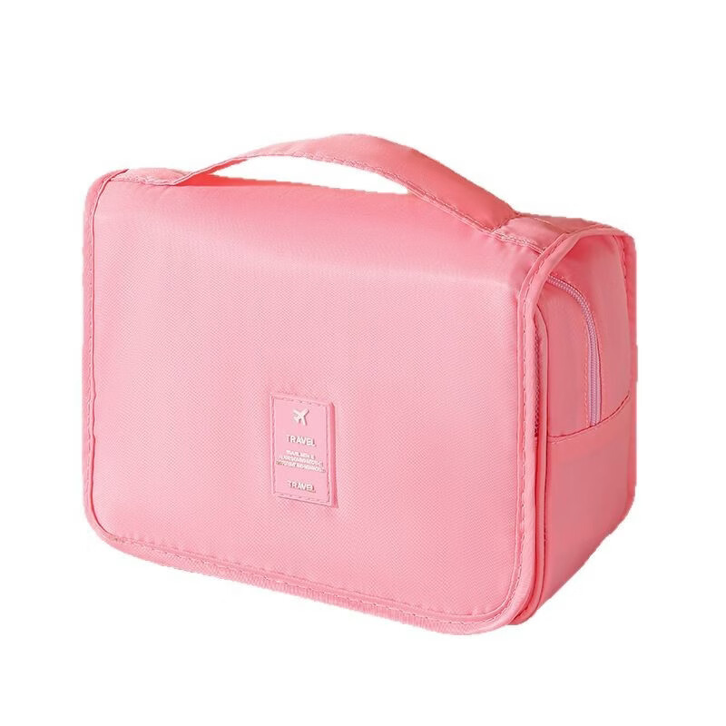 旅行洗漱包干湿分离出差男女士洗漱收纳套装大容量便携 米白色(斜纹牛津布)