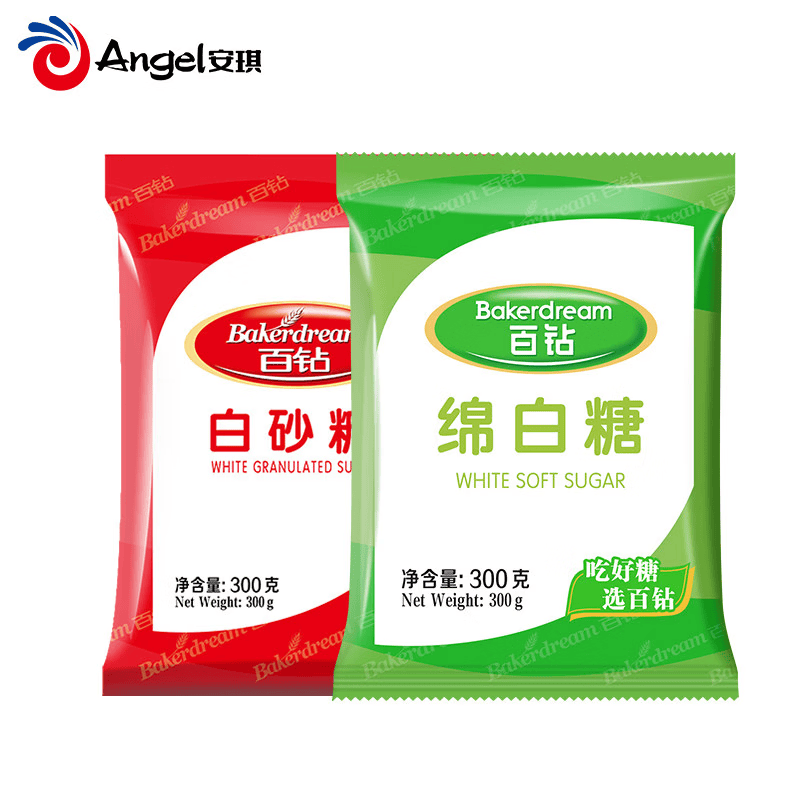 百钻安琪绵白糖白砂糖家用细砂糖装袋烘焙原料厨房调味品食用白糖 【300g】绵白糖1袋