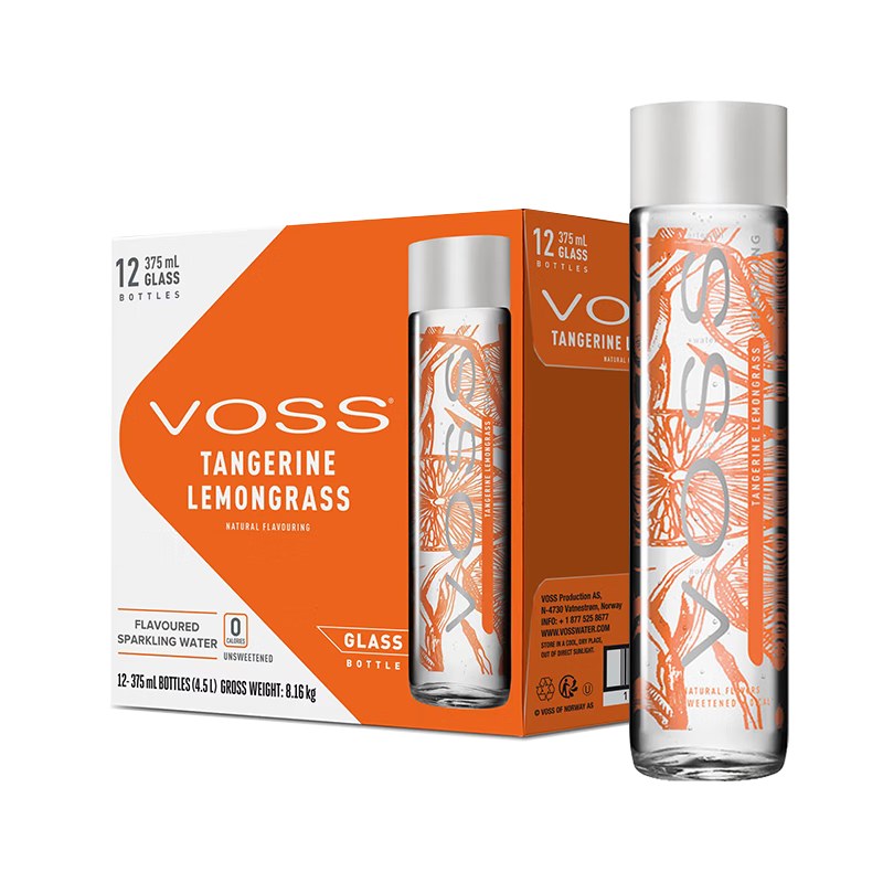 购买高品质低价饮用水？芙丝（VOSS）柑橘柠檬草苏打气泡水销量大揭秘|饮用水怎么才能买到最低价