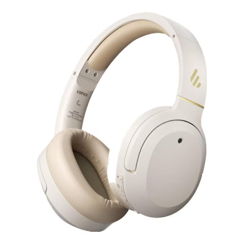 漫步者W820NB【金标版】头戴式-49深度降噪蓝牙耳机包无线83小时长续航游戏网课LDAC解码耳麦耳塞耳机 【Hi-Res Audio】w820nb经典版云岩白