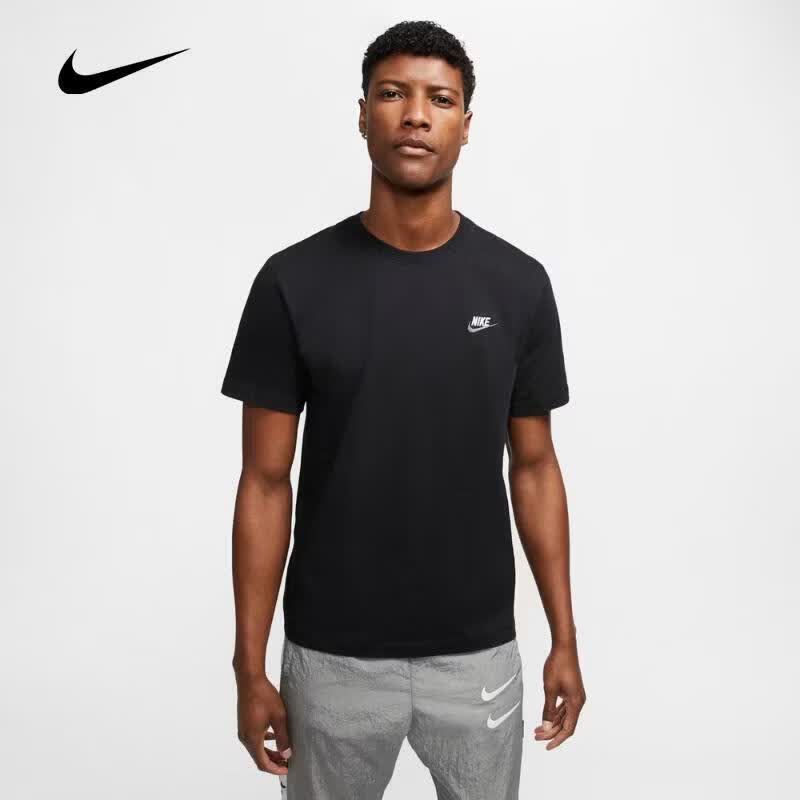耐克NIKE【滔搏运动】男子AS M NSW CLUB TEE短袖T恤 AR4999-014 S